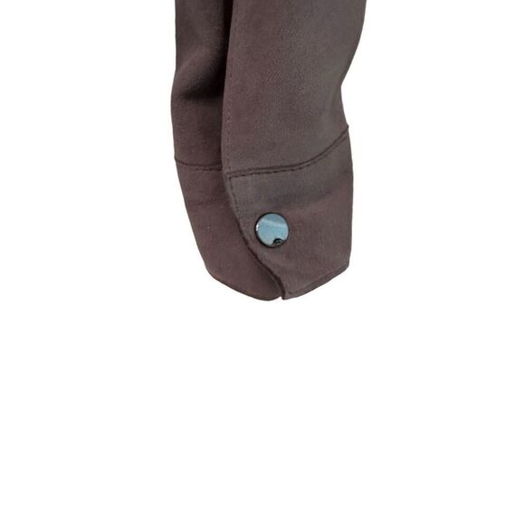 Etcetera grey suede jacket with studs - Picture 7 of 11